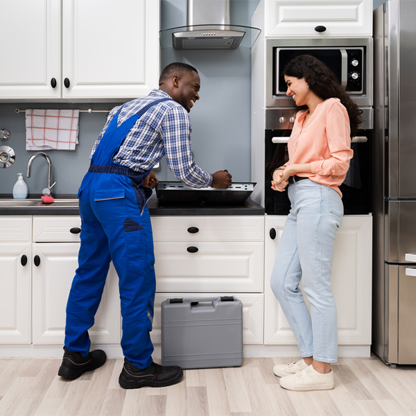 what kind of warranty do you offer on your cooktop repair services in Brenham